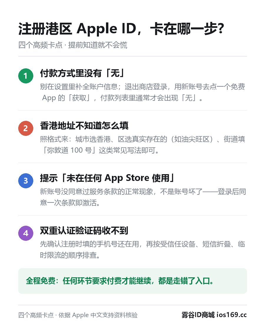 网页端注册 Apple ID 账号与邮箱验证示意图